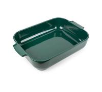 Peugeot Appolia ceramic dish 26x40 cm Forest green