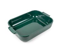 Peugeot Appolia ceramic dish 29x36 cm Forest green