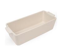 PEUGEOT - Ceramic Loaf Pan - 31 cm - Dishwasher Safe - Ultra-Smooth Anti-Abrasion Surface - 10 Year Guarantee - Made in France - Ecru Colour