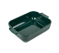 Peugeot Appolia ceramic dish 15x25 cm Forest green
