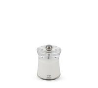 PEUGEOT - Bali 8 cm Salt Mill - Classic Grind System - White | Powdered Salt Innovation, Zirlion Mechanism - Acrylic - Made in France