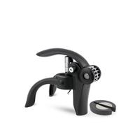 PEUGEOT - Baltaz Dark - Lever Corkscrew + Capsule Cutter - for All Types of Corks - Wine Tasting Gift Set - Black Colour, 14 cm