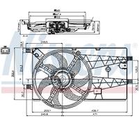 PEUGEOT BIPPER Fan Assembly 2008-