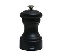 PEUGEOT - Bistro 10 cm Pepper Mill - Classic Grind System - Made with PEFC Certified Wood - Lifetime Guaranteed Mechanism - Made in France - Matt Black Colour