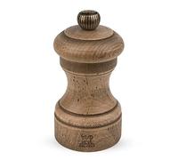 PEUGEOT - Bistro 10 cm Pepper Mill - Classic Grind System - Made with PEFC Certified Wood - Lifetime Guaranteed Mechanism - Made in France - Antique Colour