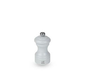 PEUGEOT - Bistro 10 cm Pepper Mill - Classic Pepper Grinder - Made with PEFC Certified Wood - Lifetime Guaranteed Mechanism - Made in France - Bistrorama - Pearl Grey Lacquered Colour