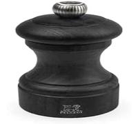 PEUGEOT - Bistro 10 cm Salt Mill - Classic Grind System - Made with PEFC Certified Wood - Lifetime Guaranteed Mechanism - Made in France - Graphite Colour