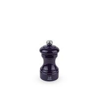 PEUGEOT - Bistro 10 cm Salt Mill - Classic Grind System - Made with PEFC Certified Wood - Lifetime Guaranteed Mechanism - Made in France - Eggplant Colour