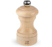 PEUGEOT - Bistro 10 cm Salt Mill - Classic Grind System - Made with PEFC Certified Wood - Lifetime Guaranteed Mechanism - Made in France - Natural Colour