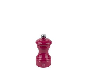 Peugeot - Bistro 10 cm Salt Mill - Classic Salt Grinder - Made with PEFC Certified Wood - Lifetime Guaranteed Mechanism - Made in France - Bistrorama - Candy Pink Colour