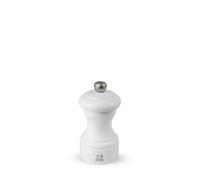 PEUGEOT - Bistro - 10 cm Salt Mill - Matte White Colour | Classic Grind System - Powdered Salt Innovation, Zirlion Mechanism - PEFC-Certified Wood - Made in France