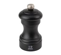 PEUGEOT - Bistro 10 cm Pepper Mill - Classic Grind System - Made with PEFC Certified Wood - Lifetime Guaranteed Mechanism - Made in France - Matt Black Colour