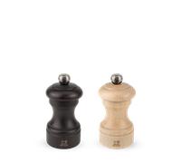 Peugeot Bistro Duo Pepper Mill & Salt Mill 10cm Chocolate & Natural