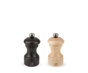 Peugeot Bistro Duo Pepper Mill & Salt Mill 10cm Chocolate & Natural
