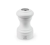 Peugeot - Bistro Manual Salt Shaker - Beechwood, Matt White, 9 cm