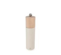 PEUGEOT - Boreal Z 21 cm Salt Mill - Classic Zirlion Grind System - Made with PEFC Certified Beech Wood - French Know-How - Feather White Finish