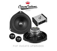 Peugeot Boxer speaker & Amp Upgrade ESX QXFA6.2C Plug and play with ISO 360w