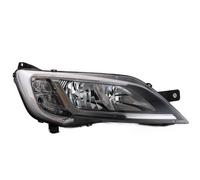 Prasco Headlight FT9324913 Chrome Right Hand (Driver) With Halogen DRL