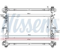 NISSENS 606170 Engine radiator