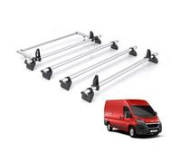 Peugeot Boxer Roof Rack Models 4X Bars + Roller For 2006+ L3/4 Rhino Kammbar Pro Not Suitable For The L3H3 Variation