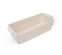 PEUGEOT - Ceramic Loaf Pan - 31 cm - Dishwasher Safe - Ultra-Smooth Anti-Abrasion Surface - 10 Year Guarantee - Made in France - Ecru Colour