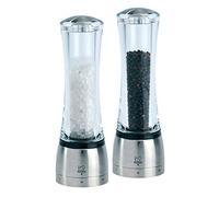 Peugeot Daman 8-inch Acrylic Salt and Pepper Mill Set with u'Select