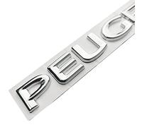 Peugeot Emblem Decal Sticker for 107, 206, 207, 208, 308, 307, 407, 508, 2008, 3008, Metal, Letters