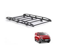 Peugeot Expert Roof Rack For 2016+ Compact Model Rhino Kammrack Black Only For Compact Wheelbase And Barn Doors