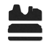 Peugeot Expert Teepee (2007-2016) Van Mats Accessories Tailored Fit Carpet Car Floor Mats Non Slip Grey Trim Compatible Accessory Durable Anti Slip Hand-Finished Full Coverage Granulated Backing Clips