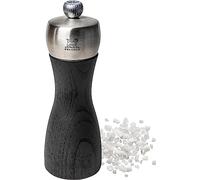 Peugeot - Fidji Salt Mill - Adjustable Grinder - Wood and Stainless Steel - 15 cm - Graphite