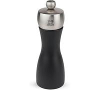 Peugeot - Fidji u'Select Manual Pepper Mill, Beechwood and Stainless Steel , Matte Black, 15 cm
