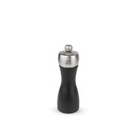 Peugeot - Fidji u'Select Manual Pepper Mill, Beechwood and Stainless Steel , Matte Black, 15 cm