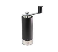 Peugeot - Isen Manual Salt Mill with Crank Handle - Beechwood, Matt Black, 18 cm