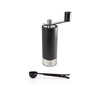 Peugeot Isen u'Select Salt & Pepper Mill Gift Set, 18cm-7in, Black - With Stainless Steel Spice Scoop & Clip (Pepper Mill)
