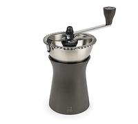 Peugeot - Kronos Manual Coffee Mill - Adjustable Grinder with 43 Settings - Stainless Steel, 50g Capacity, Gray