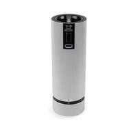 PEUGEOT - Line u'Select 15 cm Rechargeable Electric Salt Mill - 6 Predefined Settings - Powdered Salt Innovation, Zirlion Mechanism - Aluminium - Carbon Finish