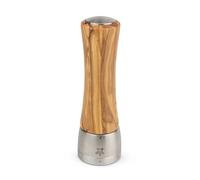 Peugeot - Madras u'Select Manual Pepper Mill - Adjustable Grinder - Stainless Steel and Olive Wood, 21 cm