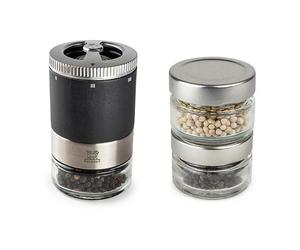 Peugeot Maestro pepper mill 11 cm + 3 types of peppar Graphite