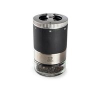 PEUGEOT - Maestro 10cm Pepper Mill - Includes Kampot Black Pepper - Interchangeable Vial - U'Select Adjustment - PEFC Certified Wood & Stainless Steel - Made in France - Graphite Color