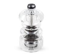 Peugeot - Nancy Manual Pepper Mill - Transparent Adjustable Grinder - Acrylic, Clear, 9cm