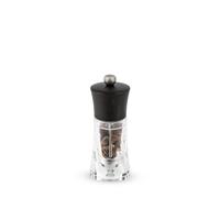 Peugeot - Oleron Manual Chilli Mill - Adjustable Grinder - Acrylic & Wood - 14 cm - Chocolate Colour