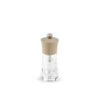 Peugeot - Oleron Manual Salt Mill - Adjustable Grinder - Beechwood and Acrylic, Natural, 14 cm