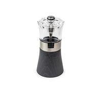 PEUGEOT - Oslo 12 cm Pepper Mill - Classic Grind System - Made with PEFC Wertified Wood, Stainless Steel and Acrylic - Made in France - Graphite Colour