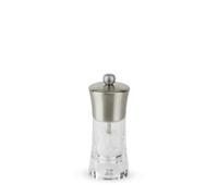 PEUGEOT Saveurs d'Epices Ouessant Salt Mill, Stainless Steel, Clear, 7.00 x 7.00 x 14.00 cm