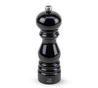 PEUGEOT - Paris 18 cm Pepper Mill - Classic Grind System - Made with PEFC Certified Wood - Made in France - Black Lacquer Colour