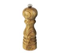 PEUGEOT - Paris 18 cm Salt Mill - Classic Grind System - Olive Wood Colour | Powdered Salt Innovation, Zirlion Mechanism - PEFC Certified Wood - Made in France