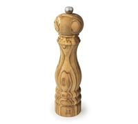 PEUGEOT - Paris 22 cm Salt Mill - Classic Grind System - Olive Wood Colour | Powdered Salt Innovation, Zirlion Mechanism - PEFC Certified Wood - Made in France
