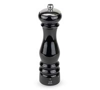 Peugeot - Paris Manual Icone Pepper Mill - Adjustable Grinder - Beechwood, Gloss Black, 22 cm