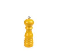 PEUGEOT - Paris Pepper Mill 18cm - Paris-rama Collection - Classic Adjustment - PEFC Certified Wood - Made in France - Saffron Yellow Color