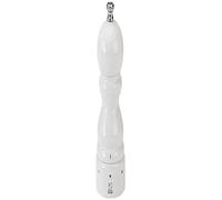 PEUGEOT - Paris u'Select 12 cm Salt Mill - 6 Predefined Grind Settings - Made With PEFC Certified Wood - Made In France - White Laquered Colour